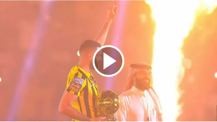 Karim Benzema (Captura Twitter Al Ittihad)