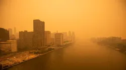 Nueva York quedó cubierta de humo.