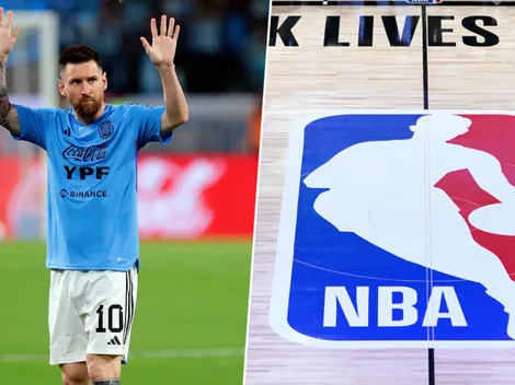 La NBA le dio la bienvenida a Messi a Miami
