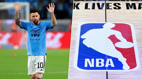 Bienvenida de la NBA para Lionel Messi (Getty)