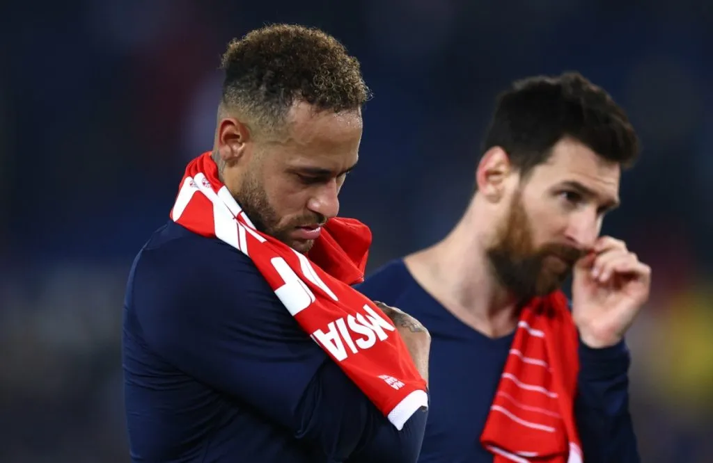 Neymar y Lionel Messi: Getty