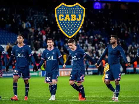 Ander Herrera vivió el partido de Boca con su hinchada en La Bombonera