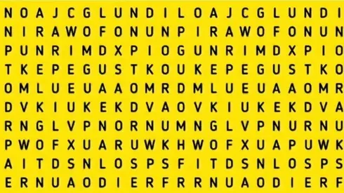 Solo para CONQUISTADORES: ubica la palabra ORO en 8 segundos