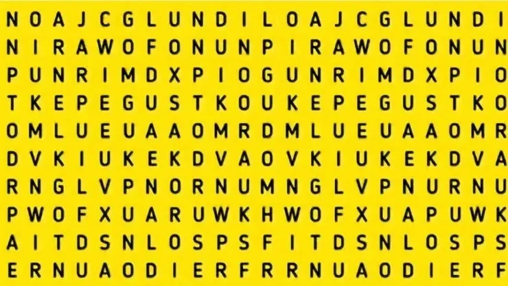 Solo para CONQUISTADORES: ubica la palabra ORO en 8 segundos