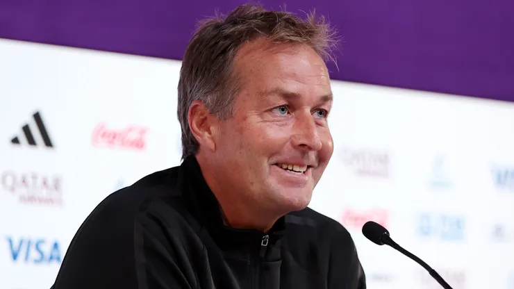 Kasper Hjulmand, entrenador de Dinamarca.