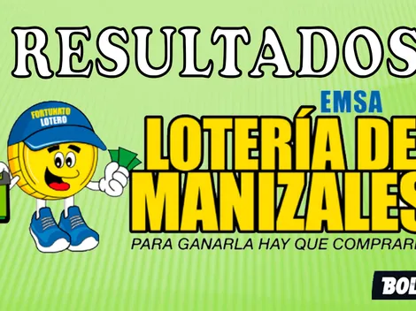 Resultados de la Lotería de Manizales de AYER, miércoles 7 de junio 2023