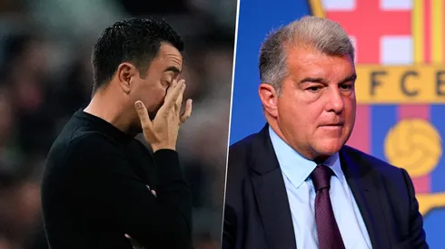 Xavi y Laporta, en distinta sintonía.