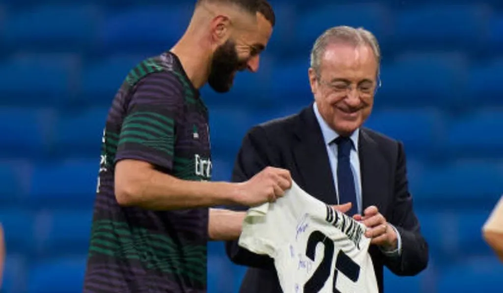 Florentino Pérez y Karim Benzema: TW