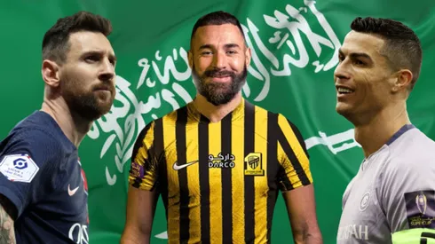 Lionel Messi, Karim Benzema y Cristiano Ronaldo.