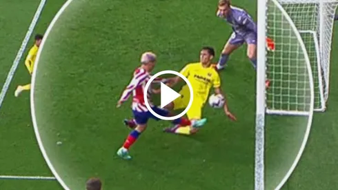 El Atlético de Madrid fue claramente perjudicado por el VAR en el encuentro ante el Villarreal. @Atleti