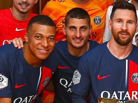 El buen gesto de Mbappé con Messi en su último día en PSG