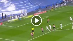 Tapada de Thibaut Courtois (Captura DSports)