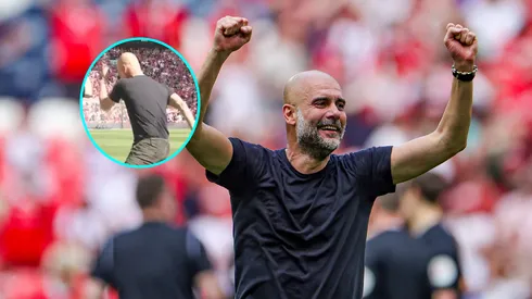 Guardiola festejó, se emocionó y dejó un festejo viral.