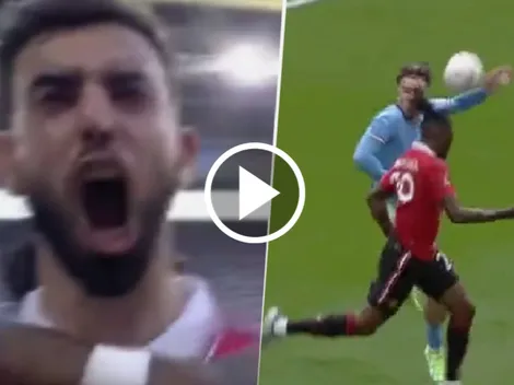 Bruno Fernandes empató de penal la final de FA Cup