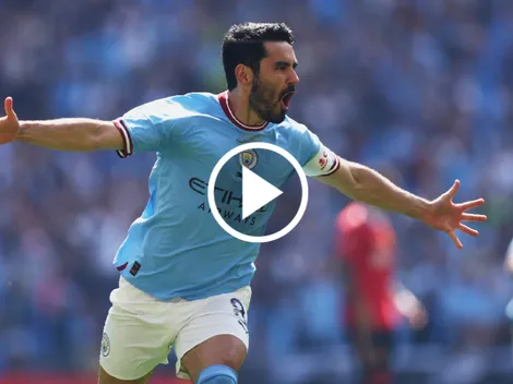 Golazo de Gündogan a los 13 segundos de la final de FA Cup