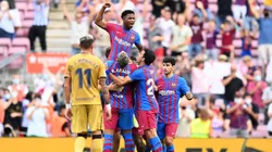 Ansu Fati pidió quedarse en Barcelona. Pero Xavi ya le indicó que deberá luchar por un puesto de titular. (Photo by David Ramos/Getty Images)