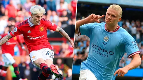 Garnacho y Haaland se verán las caras en la final de la FA Cup