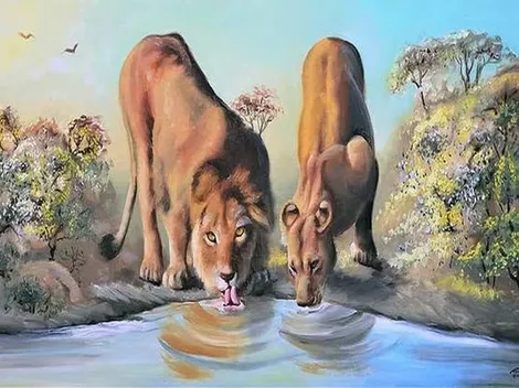 Solo para SUPERDOTADOS: descubre cuántos LEONES hay en la imagen