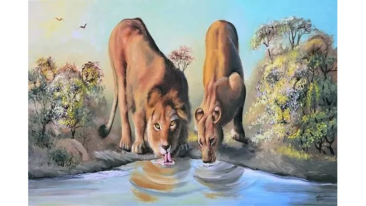 Solo para SUPERDOTADOS: descubre cuántos LEONES hay en la imagen