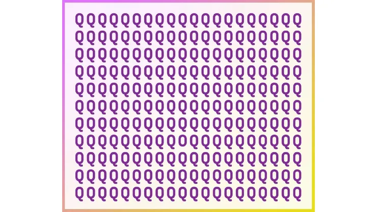 Solo para detectives: encuentra la letra "O" en 20 segundos