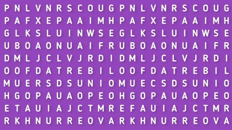 Solo para GENIOS: encuentra la palabra FOCA en 10 segundos