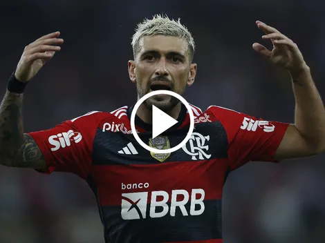 En su cumpleaños: cabezazo goleador de De Arrascaeta en el Fla vs. Flu