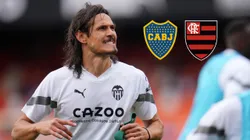 Boca y Flamengo, atentos al futuro de Cavani en Valencia.