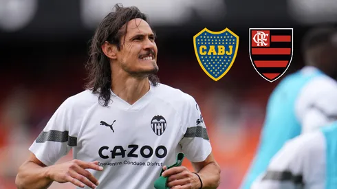 Boca y Flamengo, atentos al futuro de Cavani en Valencia.
