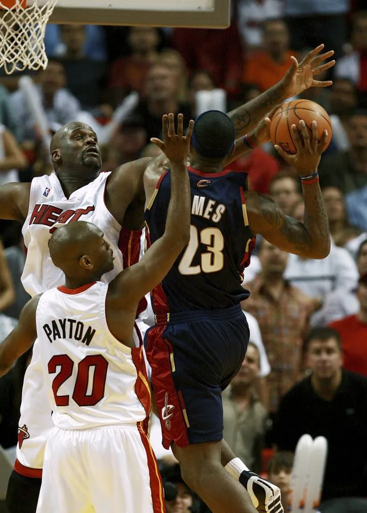 LeBron y Gary Payton padre