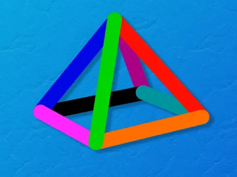 Solo para MATEMÁTICOS: adivina cómo se ve esta piramide desde arriba