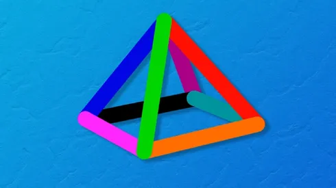 Solo para MATEMÁTICOS: adivina cómo se ve esta piramide desde arriba