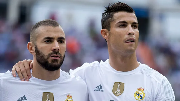 Cristiano Ronaldo y Benzema en Real Madrid