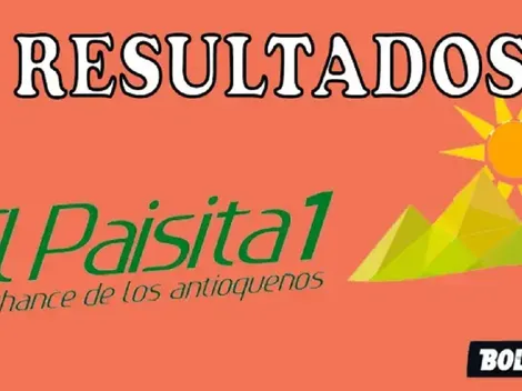 Resultados Paisita Día de HOY: números que cayeron jueves 1 de junio