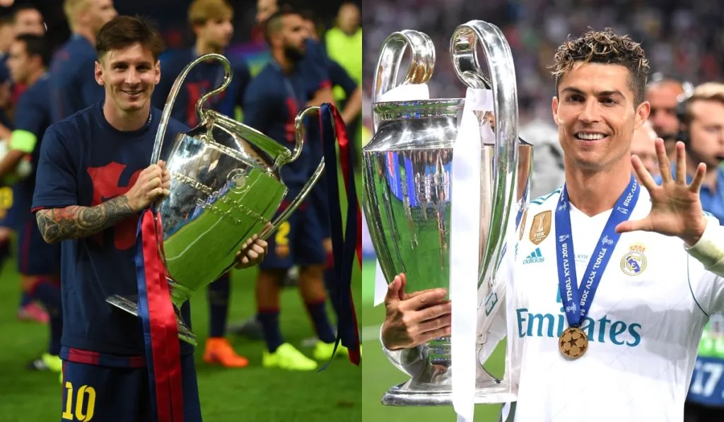 Lionel Messi y Cristiano Ronaldo: Getty