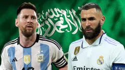 Lionel Messi y Karim Benzema.