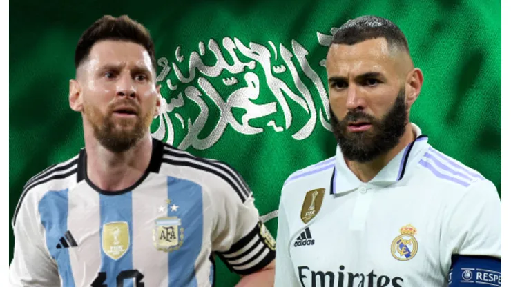 Lionel Messi y Karim Benzema.
