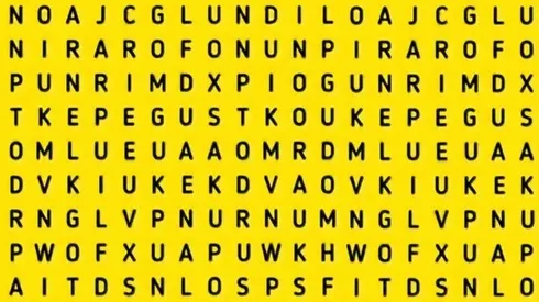 Desafío nivel EXTREMO: encuentra la palabra REINA en solamente 15 segundos