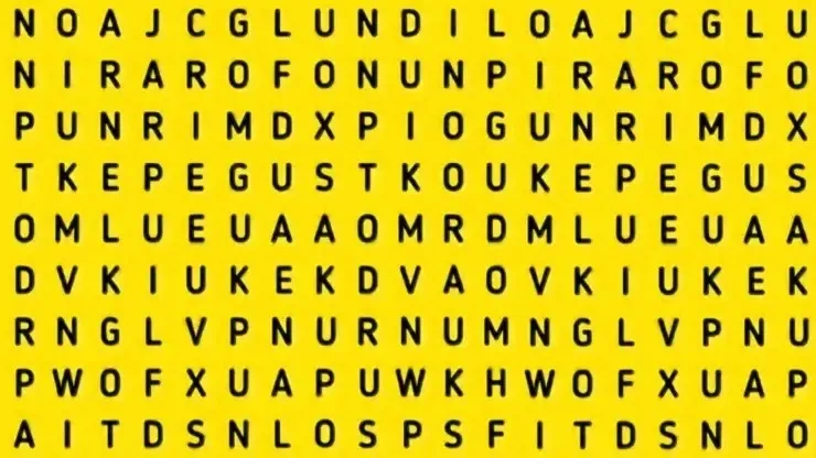 Desafío nivel EXTREMO: encuentra la palabra REINA en solamente 15 segundos