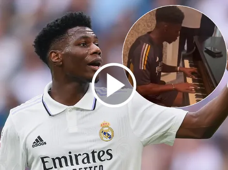 Tchouaméni sorprendió a todo Real Madrid con su habilidad para tocar piano