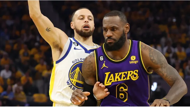 Stephen Curry y LeBron James.