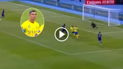 Gol errado Cristiano Ronaldo con Al-Nassr