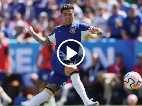 Enzo Fernández no logró anotar una doble chance clarísima para Chelsea