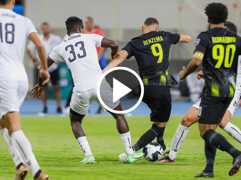 Benzema hizo lo que quiso en el área y marcó otro golazo con Al-Ittihad