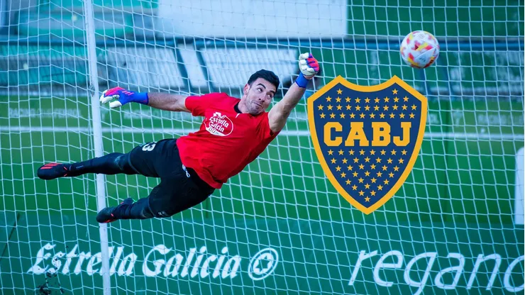 Gianfranco Gazzaniga, portero de Racing de Ferrol, en una entrevista con Bolavip dijo que sueña con jugar en Boca Juniors. @Gazzaniga13