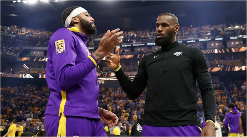 LeBron James y Anthony Davis (Foto: Ezra Shaw / Getty Images)