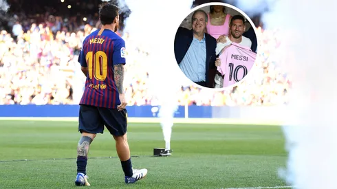 Jorge Mas, propietario del Inter Miami, dijo que ayudará a que Lionel Messi tenga su "merecido" homenaje en el FC Barcelona. Getty Images.