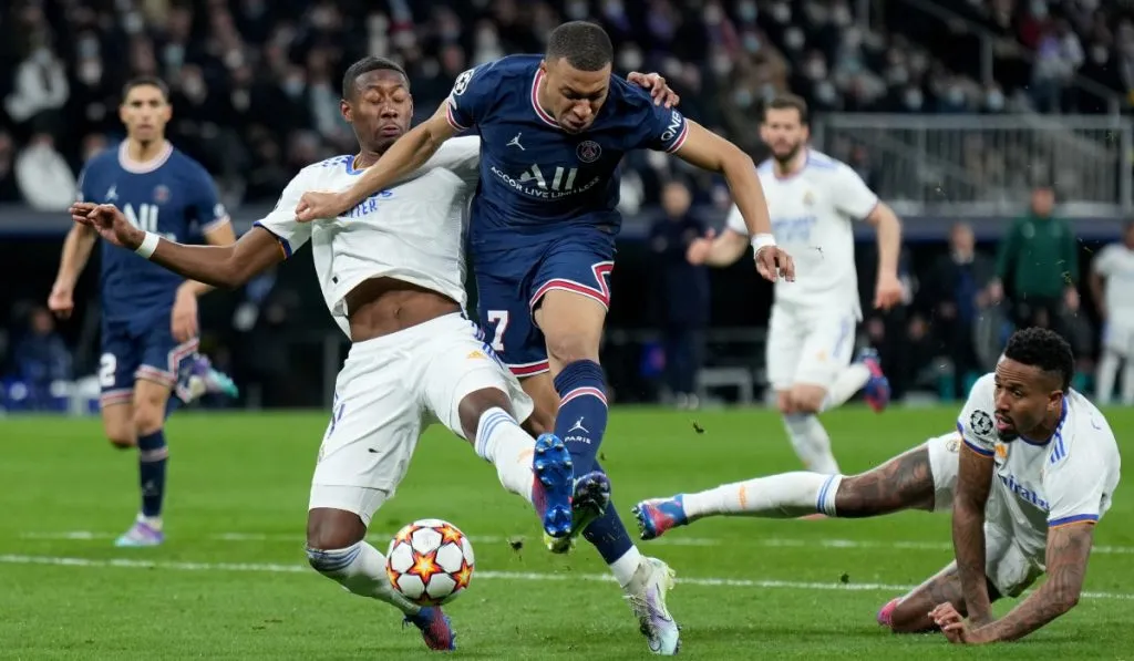 Kylian Mbappé vs. Real Madrid: Getty Images