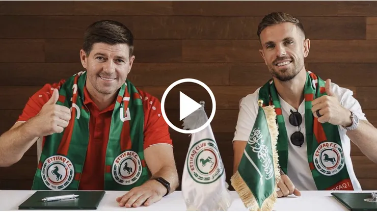 Polémico detalle en la presentación de Henderson en Al-Ettifaq
