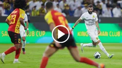 Bombazo a distancia: golazo de Benzema en su debut en Al-Ittihad
