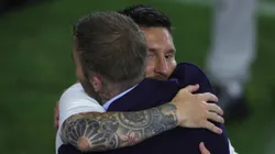 Lionel Messi y David Beckham.